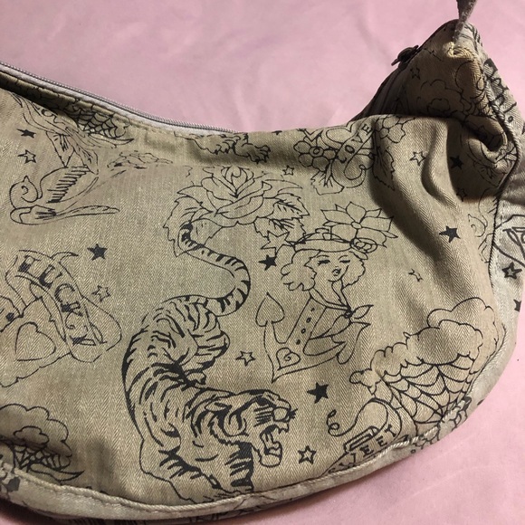 Tattoo Style Hobo Bag - Picture 7 of 14